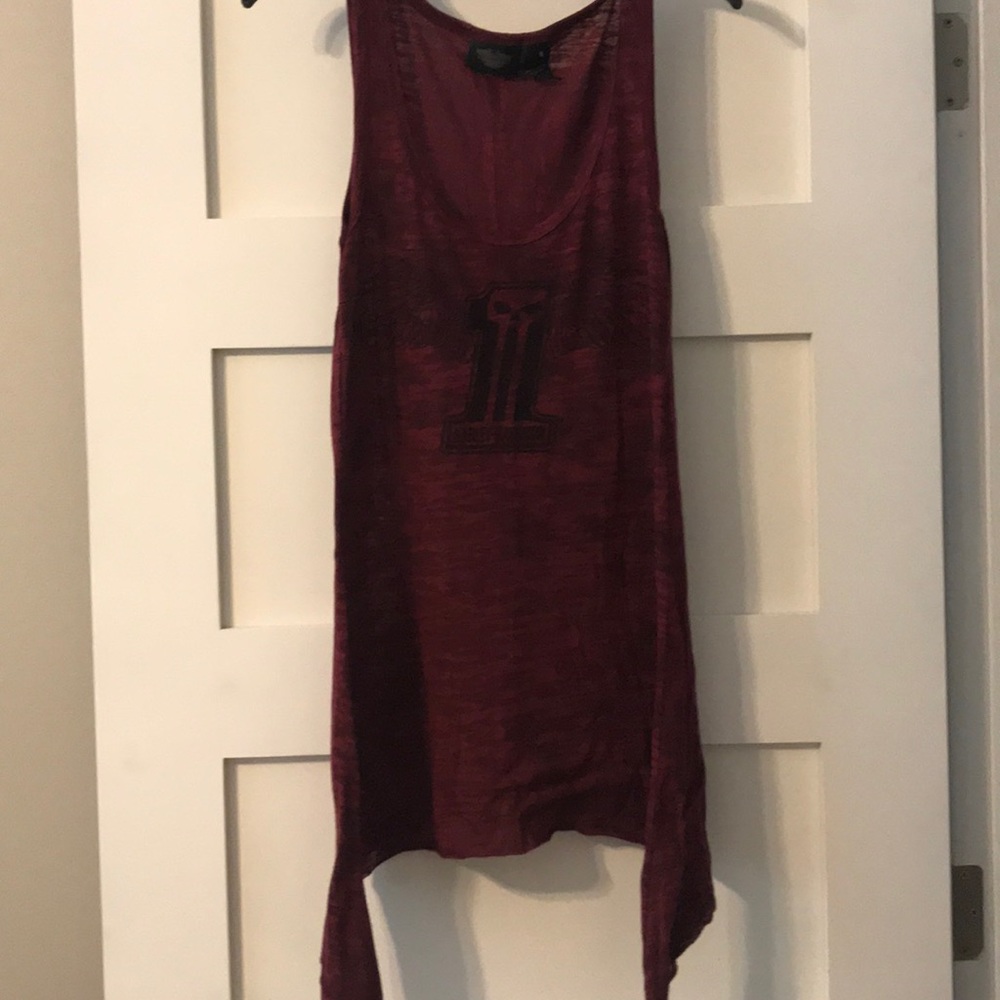 Women’s burgundy Harley Davidson tank